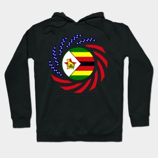 Zimbabwean American Multinational Patriot Flag Series Hoodie